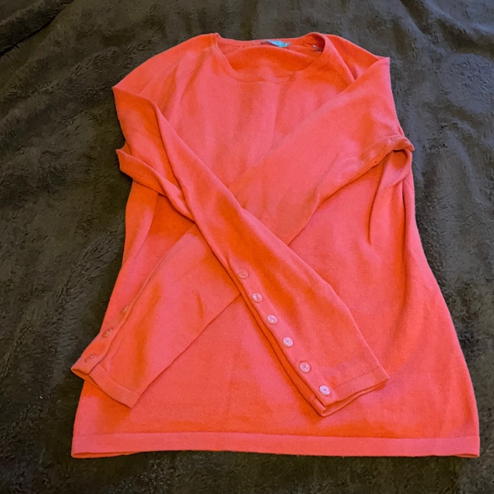 J McLaughlin peach sweater